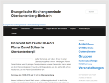 Tablet Screenshot of ek-oberbantenberg.de